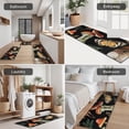 thumbnail image 5 of Red Mushroom Butterfly Black Pattern Kitchen Rugs Sets Of 3,Kitchen Runner Rugs Non Skid Washable,Decorative Kitchen Floor Mats for Kitchen,Sink,Laundry,17"x30"+ 17"x47" + 17"x59", 5 of 6