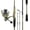 Spin-6'0" L-500 Reel (2pcs+ Extra Tip), variant on KastKing Spinning Fishing Rod and Reel Combo, Spin-6'0" L-500 Reel (2pcs Extra Tip),KastFlex IM7 Graphite,PTS System, EVA Handles Spartacus Defender