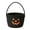 A002- Black, variant on Halloween Candy Bucket Cotton Woven Jack O Lantern Basket Halloween Gift Basket for Trick Or Treating Party Home Decor 1 Pack