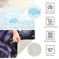 thumbnail image 3 of Yayeee Bath Rugs for Bathroom Floor Set of 2 Non Slip Fluffy Soft Absorbent Mat, Purple Roses, 3 of 7
