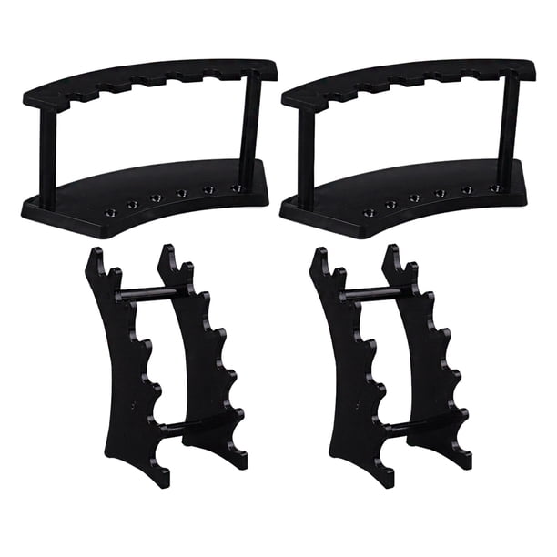 Billuyoard 4 unids/set soporte de exhibición para bolígrafo almacenamiento ahorrador de espacio para soporte de exhibición de bolígrafo de Almacenamiento y organización del hogar negro