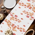 thumbnail image 2 of Thanksgiving Pumpkin Table Runner, Autumn Thanksgiving Kitchen Dining Table Decoration for Home Party Decor 13x90 Inches, 2 of 9