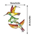 thumbnail image 3 of Décoration Murale en Métal Colibri Coloré Ornements Suspendus en Métal, 3 of 6