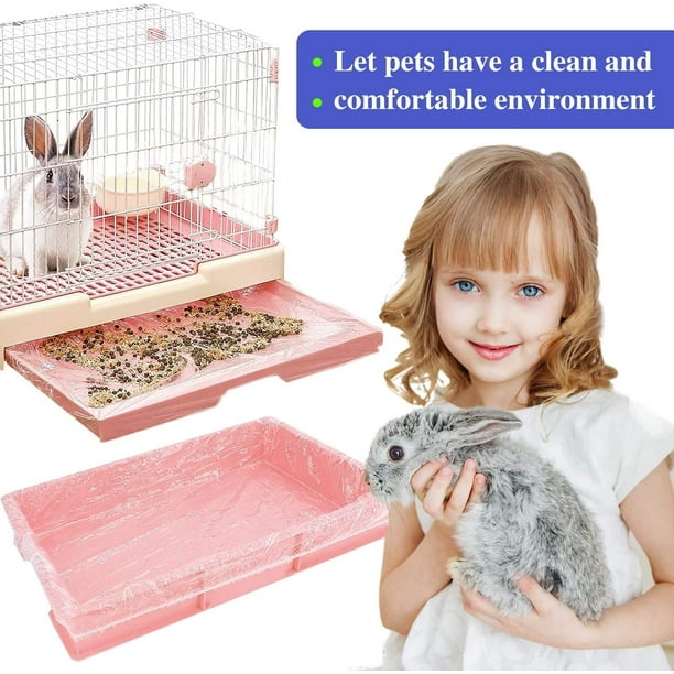 Disposable rabbit top cage liners