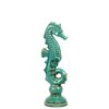 Ceramic Seahorse On A Pedestal Medium