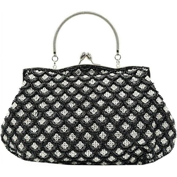 Kukuzhu Shiny Evening Handbags Women Chic Soft Wedding Party Evening Clutch Purse