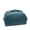 blue, variant on Genuine Cowhide Leather Litchi Grain Double-Zip Cosmetic Case, Women's Top-handle Storage Bag, Makeup Pouch