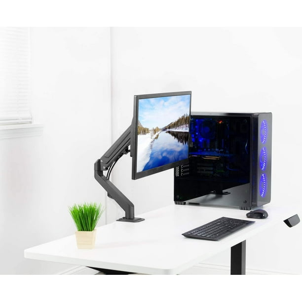 Black Clamp-on Headphone Holder – VIVO - desk solutions, screen mounting,  and more