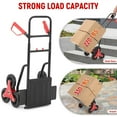 thumbnail image 6 of Stair Climbing Hand Truck, 330 Lbs Heavy-Duty Stair Climber Dolly with Telescoping Handle, Portable Folding Stair Climber Trolley Cart for Shopping, Moving, Commercial, Industrial, 6 of 6