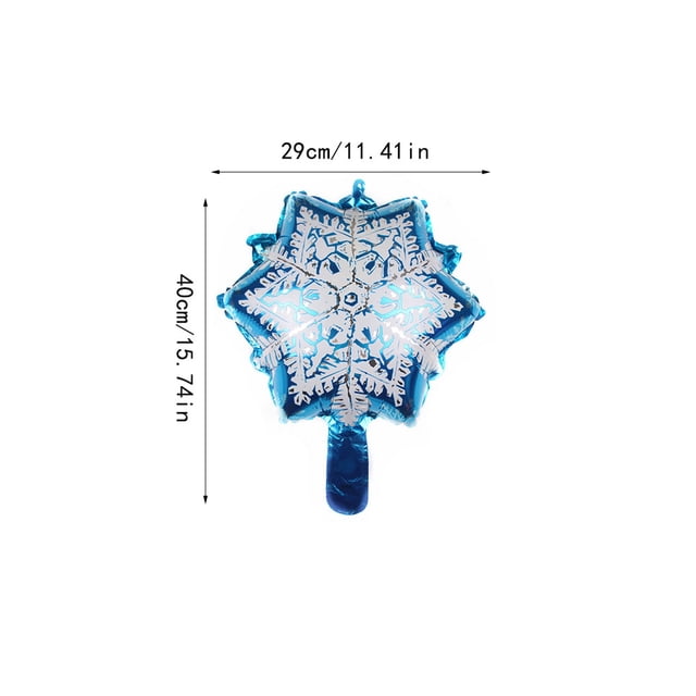 Balloons Birthday Decor Ornament Thicken Surface Home Decors Snowflake Shape Colorful Birthday Balloon 18 Inch Party Fitting Mini Snowflake
