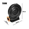 thumbnail image 5 of 750W Brushless Air Blower Fan Centrifugal Fan Blower Turbo Blower For Inflatable Bounces House Bouncy Castle Barbecue ,High Powerful, 5 of 6