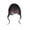 Black, variant on Sideburn Beard Bangs Clip - Synthetic Heat-Resistant Hair for Women - Stylish Double Temple Design
