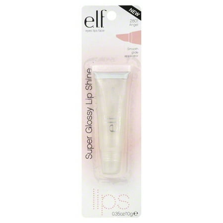 e.l.f. Supper Glossy Lip Shine, 2801 Angel, 0.35 Oz.