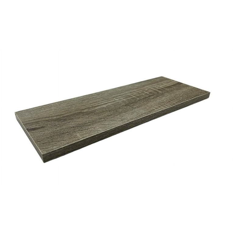 Hyper Tough 10 in. x 23 5 8 in. Rustic Gray Laminated Wood Shelf