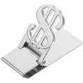 thumbnail image 1 of Milisten 1pcs Metal Dollar Sign Shape Banknote Clips Mini Stainless Steel Money Wallet Clips Money Folder Credit Holder, 1 of 5