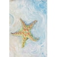 thumbnail image 2 of Diannart 11x14 Black Ornate Wood Framed with Double Matting Museum Art Print Titled - Watercolor Starfish I, 2 of 4