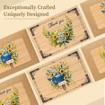 thumbnail image 4 of xianyou-Bamboo Thank You Cards with Envelopes & Matching Stickers, Bulk Pack of 10+1, 4x6 Inch Minimalistic Design - for Business, Baby Shower, Wedding, Small Business, Graduation, Bridal Shower, Fun, 4 of 4