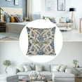 thumbnail image 5 of Pillowcase Blue And Green Damask Flowers Outdoor Square Pillow Cushion Cases Sage Green Blue Floral Sofa Pillow Covers 16"x16" Decoration for Sofa Couch, 5 of 7