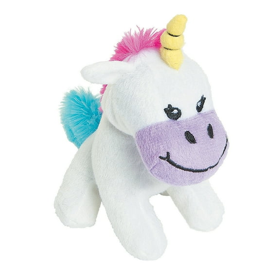 Unicorn Plush - Party Favors - 12 Pieces