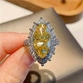 thumbnail image 4 of K-KED Fashion 925 Silver Women Cubic Zirconia Rings Wedding Delicate Jewelry Gifts Size 6-10-Style 4-10, 4 of 6
