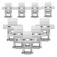 thumbnail image 4 of KAKOWELY mounting bracket 20pcs Clamps for Lighting Mini Clamps Downlight Retaining Clamp Spring Clip for Panel Lamp Downlight Spring Clips Ceiling Light Spring Clamps Recessed Light Retaining Clip, 4 of 5