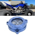 thumbnail image 1 of CLEAR ALUMINIUM CNC MACHINING OIL FILTER COVER FOR RAPTOR 700 700R MONITORING GUARD, 1 of 7