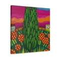 thumbnail image 2 of Cypress in Morning Light - Canvas, 2 of 10