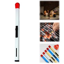Match Shape Candle Lighter, Match Stick Lighter, Match Stick Lighter Refillable, Creative Match Shaped Butane Lighter, Adjustable Large Stick Lighter Kitchen BBQ Camping Lighter