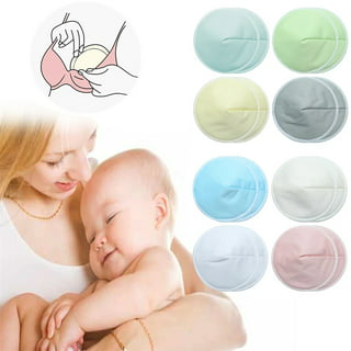 WALFRONT 6pcs Washable Reusable Soft Cotton Breast Pads Absorbent Breastfeeding  Nursing Pad, Washable Nursing Pad, Breastfeeding Pad 