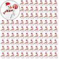 thumbnail image 3 of Tarjetas de papel con forma de piruleta para Navidad, Papá Noel, pingüino, muñeco de nieve, soporte para dulces, suministros para fiestas de cumpleaños infantiles, decoración envuelta, 3 of 5