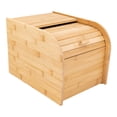 thumbnail image 6 of Bamboo Rice Storage Container Wood Color Rice Storage Container with Lid, 6 of 14