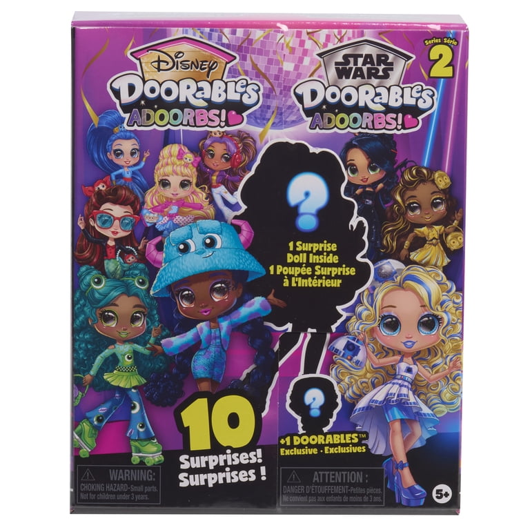 Disney Doorables Adoorbs Dolls Series 2, 9 Characters, 5.5 inch