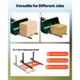 thumbnail image 4 of KFFKFF Pallet Forks, 4000 lbs Clamp on Pallet Forks, 60-Inch Total Length Heavy-Duty Tractor Fork, 4 of 9