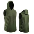 thumbnail image 6 of Men’s Compression Hooded Vest Quick Drying Breathable Yoga Running Training Top, 6 of 6