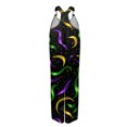thumbnail image 3 of Fgvctg Mardi Gras Womens Jumpsuits Wide Leg Pant Carnival Party Spaghetti Straps Trendy Mask Graphic Jumpsuit Sleeveless Bib Overalls Sprimg Romper Clothes With Pockets Black M, 3 of 4