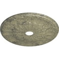 thumbnail image 3 of Ekena Millwork 26 3/4"OD x 3 5/8"ID x 1 3/8"P Elsinore Ceiling Medallion (Fits Canopies up to 3 5/8"), Hand-Painted Castle Stone Crackle, 3 of 6