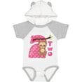 thumbnail image 3 of Inktastic Pink Sloth 2nd Birthday Girls Baby Bodysuit, 3 of 5
