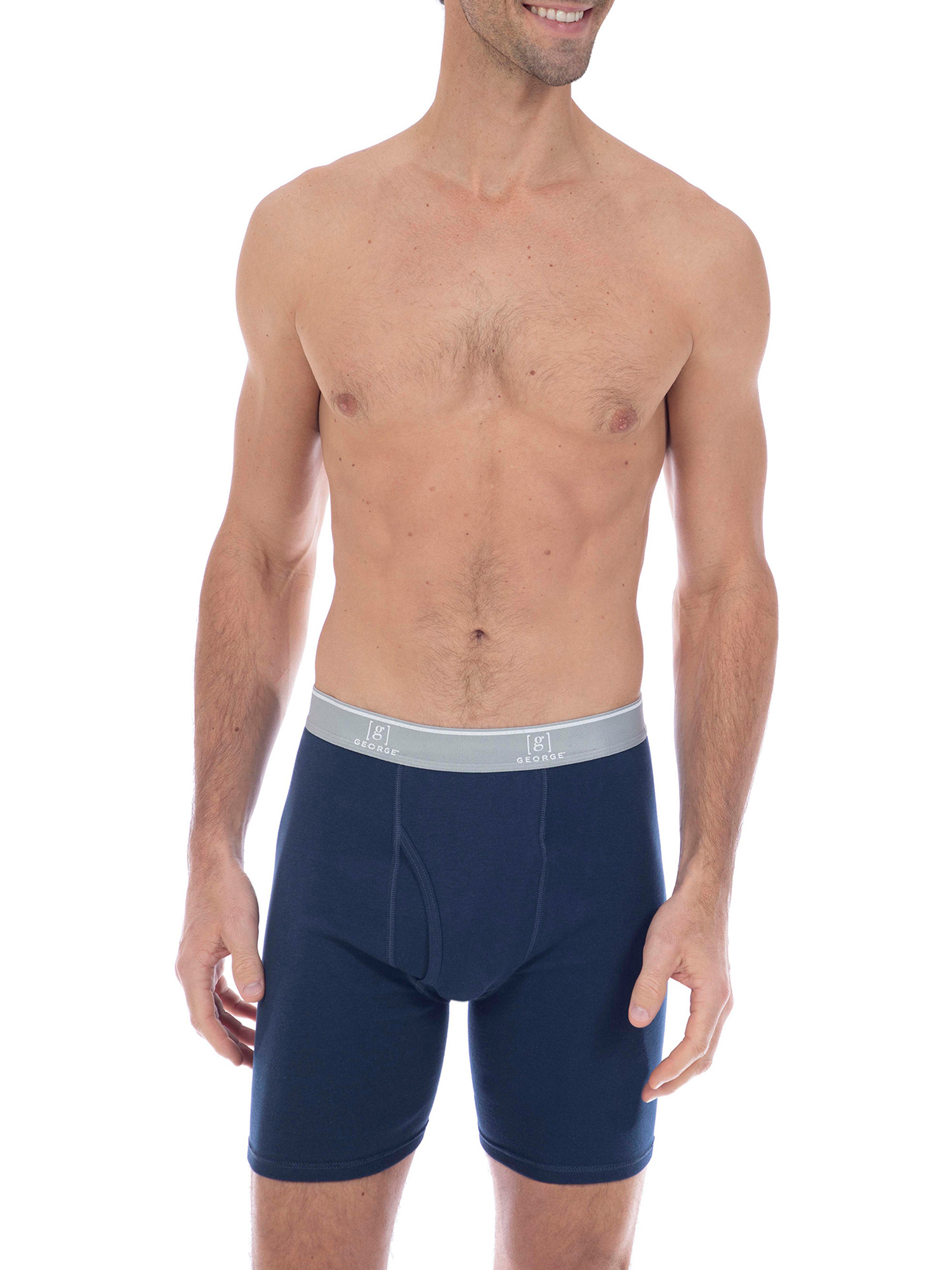George Men's Regular Leg Boxer Briefs, 6-Pack photo 4