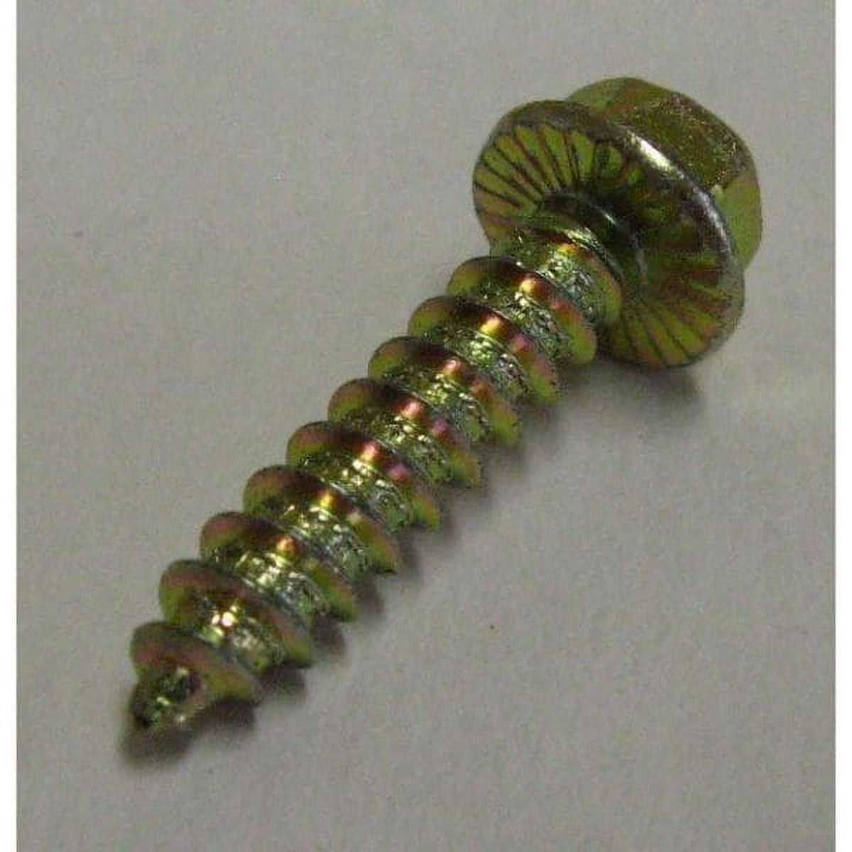 Con-Sert Screws Masonry Screw, 5/32" Dia., Hex, 1 1/4 in L, Carbon Steel Yellow Zinc, 100 PK