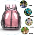 thumbnail image 4 of Back Expandable Cat Backpack with Transparent Front Doom for Small Pets, ECO-Friendly Breathable Space Capsule Design Perfectly for Hiking, Traveling and Camping., 4 of 9