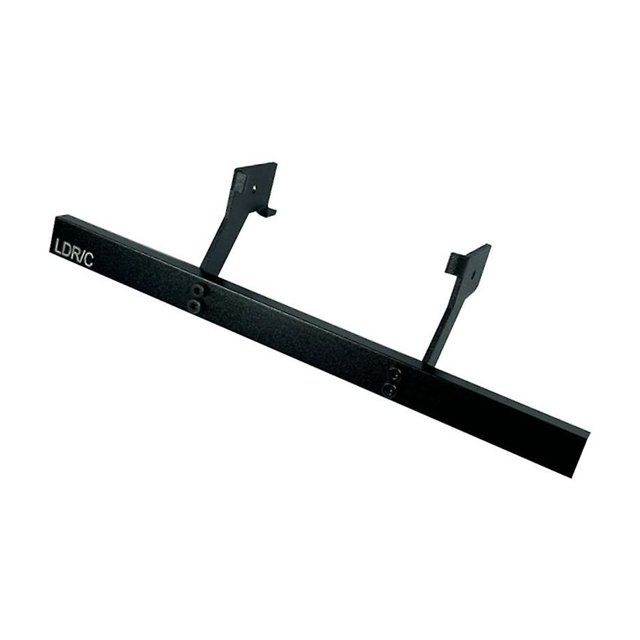 Parachoques trasero de Metal Yashi para LDRC -P06 Unimog 1/12 RC Camión color Negro