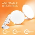 thumbnail image 2 of Circadian Optics Light Therapy Lamp, UV-Free LED Happy Mood Lamps for Seasonal Sunlight Changes, Full Spectrum Lights, White, 2 of 9