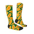 thumbnail image 3 of Balery Orange Fun Novelty Socks Men'S Women'S Crew Socks Funny Crazy Novelty Socks Quirky And Cool Socks, 3 of 9