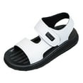 thumbnail image 5 of UngA Toddler Summer Shoes Boys Girls Sandals Summer Outdoor Athletic Kids Sport Water Shoes for Toddler/Little Kid White,7.5, 5 of 5