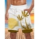 thumbnail image 5 of Pantalones cortos de tabla para hombre, pantalones cortos de baño, bermudas, pantalones cortos de playa, cordón ajustable, estampado 3D, gráfico de árbol de coco, transpirable, de secado rápido, 5 of 5