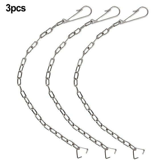 3Pc Toilet Flapper Chain Toilet Handle Lever Lift Flush Replacement Ball Chain Stainless Steel For Repairing Toilets