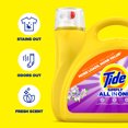 thumbnail image 4 of Tide Simply Laundry Detergent Liquid, Clean & Fresh, Berry Blossom Scent, 138 Loads, 173 fl oz, 4 of 8