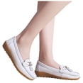thumbnail image 2 of BONIXOOM White Sneakers for Women Shoes for Women Slip-Ons Running Slip-On Casual Shoes White 2024 Summer Clearance Size 6.5, 2 of 8