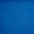 thumbnail image 3 of Zelouf Florence Daisy Knit Eyelet  , Sewing, DIY, Crafts Fabric by the Yard, Luminous Cobalt, 10 Yard, 3 of 3