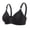 Black, variant on Push Up Bras For Women No Underwire Seamless Full Coverage Bras Lightweight Padded Everyday Bras E